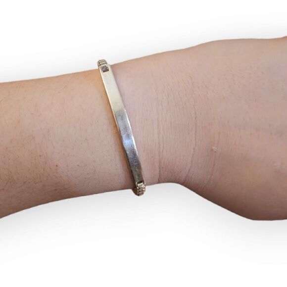 Tiffany & Co. Sterling Silver 925 2004 Venetian Link I.D. 7" Bracelet - Picture 5 of 15